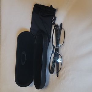 Oakley mens black glasses frames